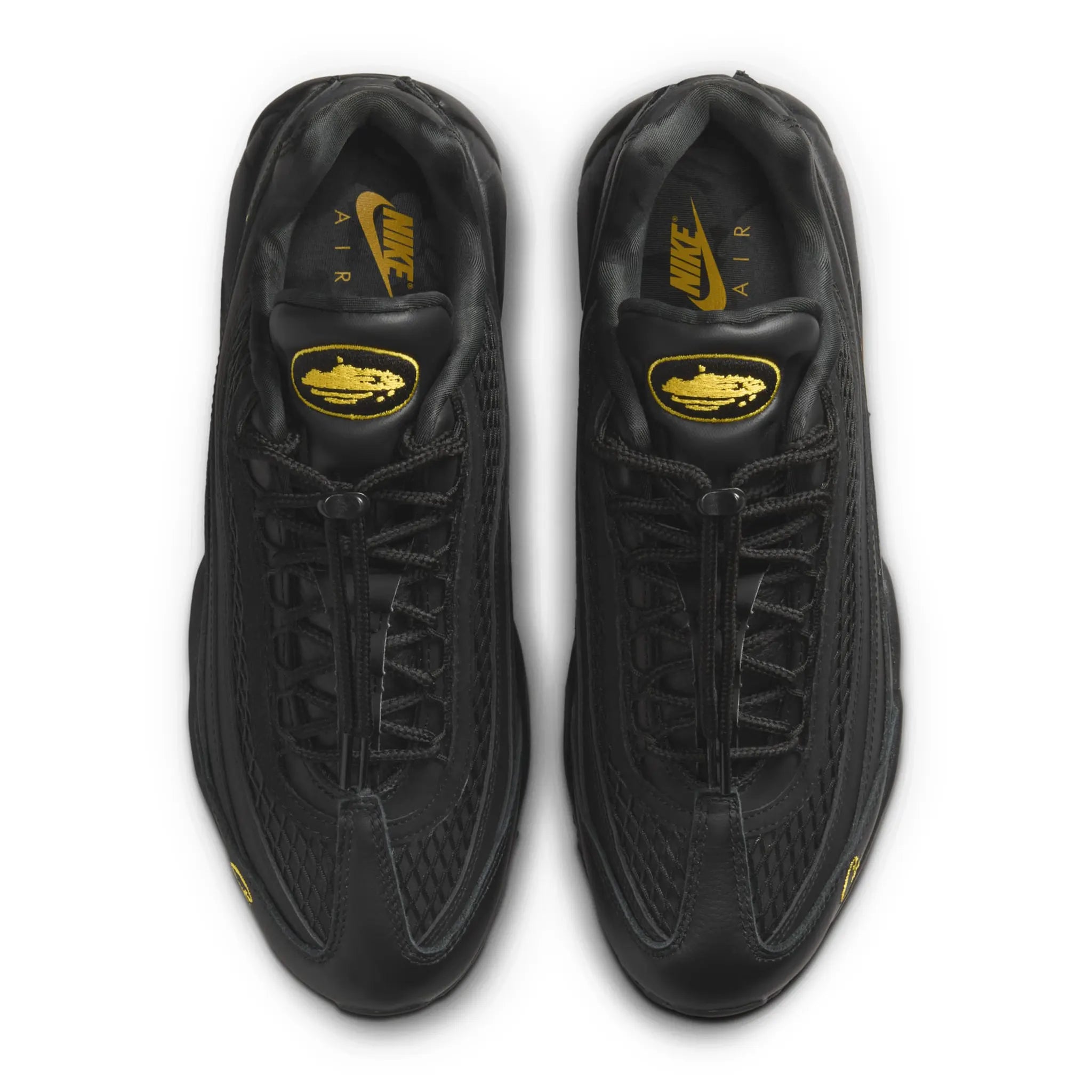 Top view of Corteiz x Nike Air Max 95 Honey Black